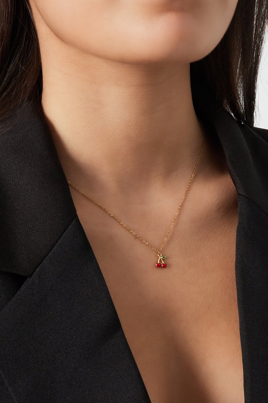necklace cherry love Picture2